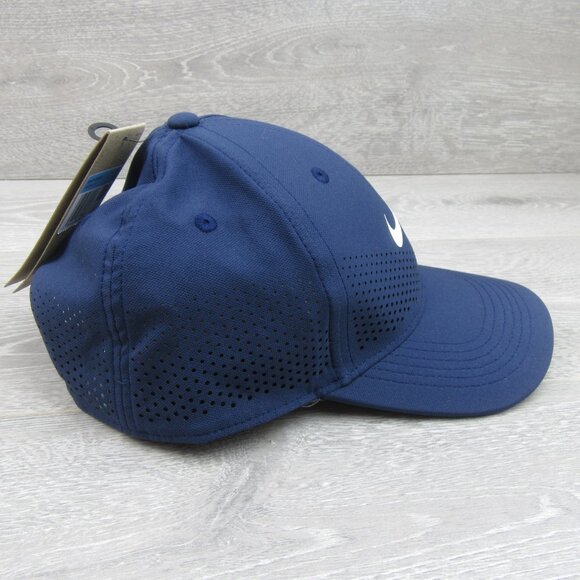 Nike Dri-FIT ADV Club Structured Swoosh Blue Hat Cap Size M/L NEW - Picture 5 of 14
